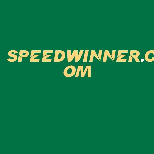 Logo da SPEEDWINNER